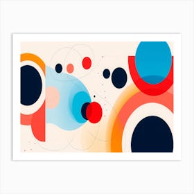 Abstract Circles 4 Art Print