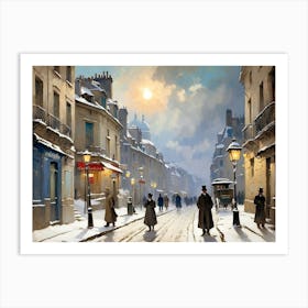 Paris Street 1 Art Print