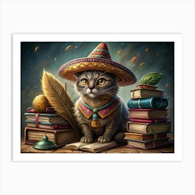 Mexican Cat 1 Art Print