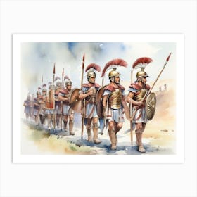 Roman legionaries Art Print