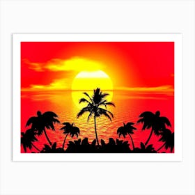 Sunset  Art Print