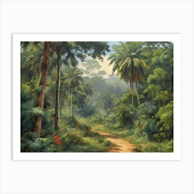 Path Through The Jungle Art Print