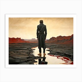 'The Man In The Trench' Art Print