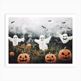 Ghosts In The Field 4 Art Print