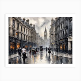 London Street Scene 9 Art Print