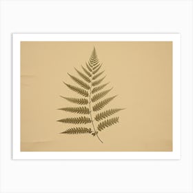 Vintage Fern Art Print