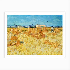 Harvest In Provence (1888), Vincent Van Gogh Art Print