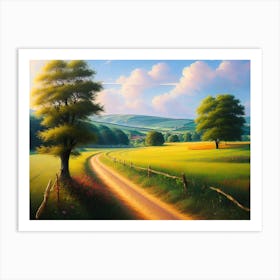 Road In The Countryside 7 Art Print