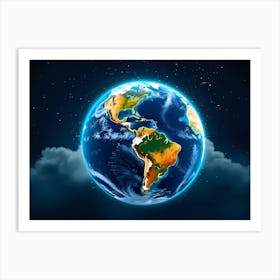 Earth - Earth Stock Videos & Royalty-Free Footage Art Print