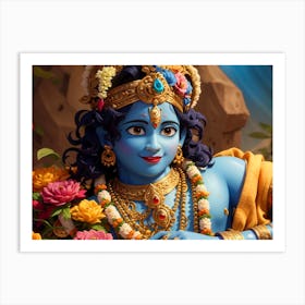 Krishna Art Print