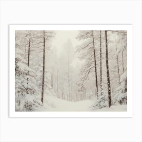 Winter Forest Art Print