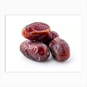 Dates On A White Background 15 Art Print