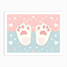 Cat Paw (27) Art Print