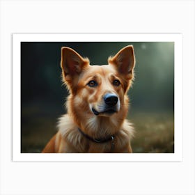 Portrait Of A Dog 2 Art Print