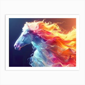 Fire Horse 2 Art Print