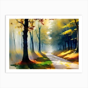 Walk In The Woods 7 Art Print