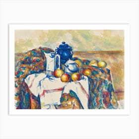 Still Life With Blue Pot, Paul Cézanne Art Print