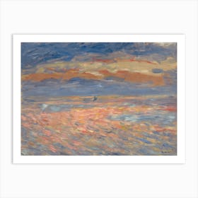 Sunset (1879 Or 1881), Pierre Auguste Renoir Art Print