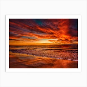 Ocean Sunrise Art Print