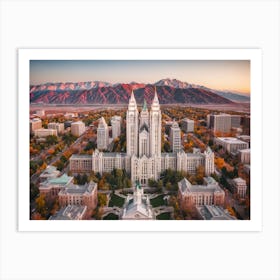 Salt Lake City Temple Art Print