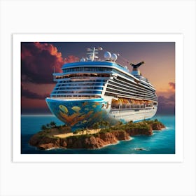 Cruise Ship 1 Art Print