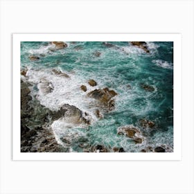 Aerial View Of The Ocean Art Print