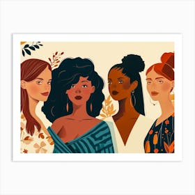Group Of Women 8 Art Print