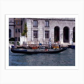 Gondolier - Anton Maliar art photo Italy Italian photography travel Venice gondola Art Print