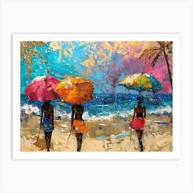 Colorful Beach 1 Art Print