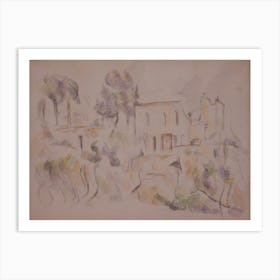 The Coach House, Paul Cézanne Art Print