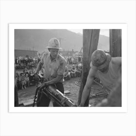 Untitled Photo, Possibly Related To Free Barbecue, Labor Day, Ridgway, Colorado By Russell Lee 3 Art Print
