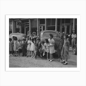 Untitled Photo, Possibly Related To Children Watching The Labor Day Parade, Silverton, Colorado By Russell Art Print