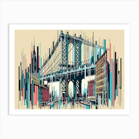 Manhattan Bridge 4 Art Print