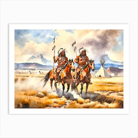 Warriors 1 Art Print