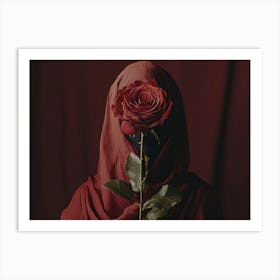 Red Rose Art Print