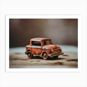 Rusty Toy Car Art Print