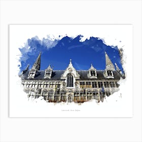 Lakenhalle, Ypres, Belgium Art Print