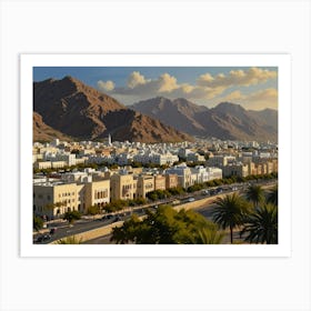 Oman City Art Print