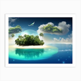 Island Stock Videos & Royalty-Free Footage Art Print