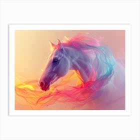 Hd Horse Wallpaper Art Print