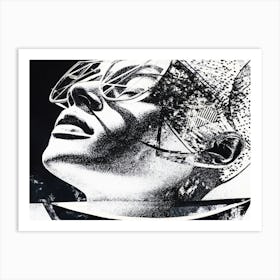 Woman With Glasses 1 Art Print