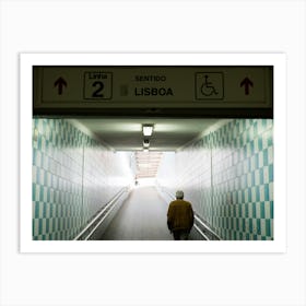 Carcavelos to Lisbon Train Station | Portugal Travel Photography Art Print Art Print