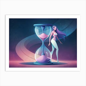 Hourglass Art Print