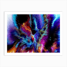 Acrylic Extruded Painting 358 Art Print