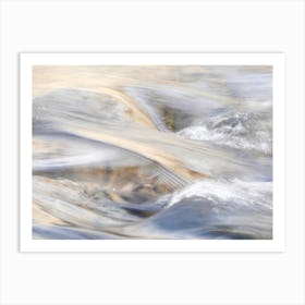 Pastel Water Tranquil Landscape Art Print