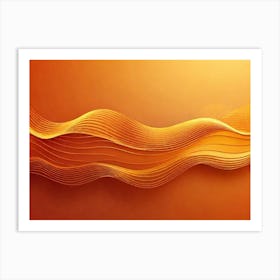 Abstract Wave Pattern 3 Art Print