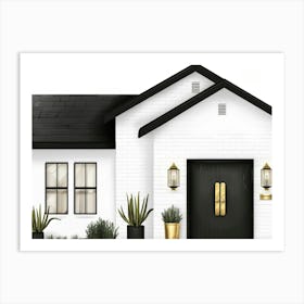 House Front Door Art Print