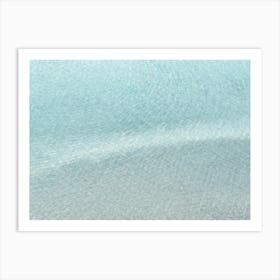 Clear Blue Italian Water Art Print