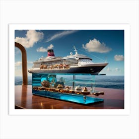 Disney Cruise Ship 1 Art Print