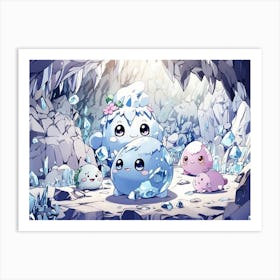 A Chilly Day Inside The Cave Art Print